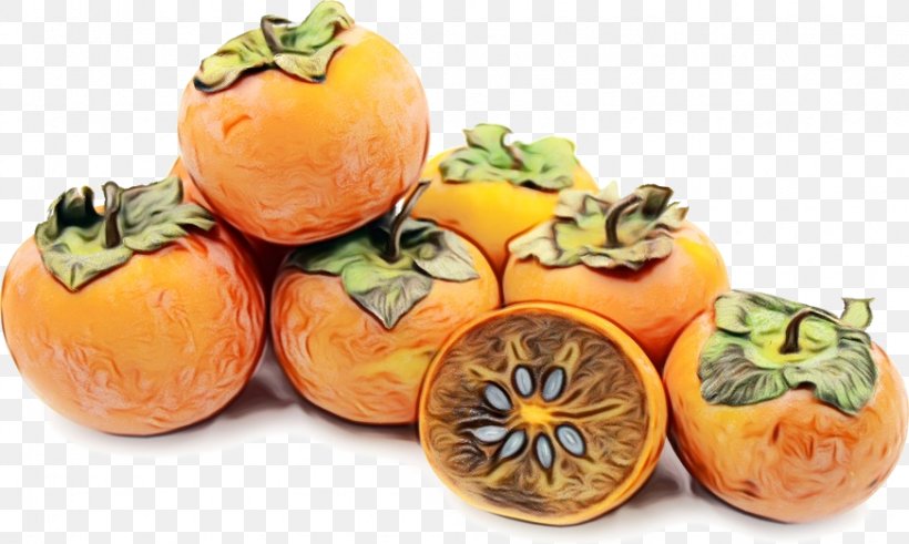 Natural Foods Fruit Persimmon Food Vegetable, PNG, 872x523px, Watercolor, Common Persimmon, Food, Fruit, Natural Foods Download Free