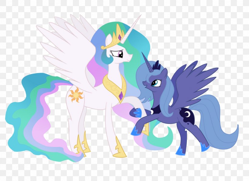 Princess Luna Princess Celestia Moon Fluttershy Pinkie Pie, PNG, 1341x975px, Princess Luna, Animal Figure, Art, Cartoon, Celestia Download Free