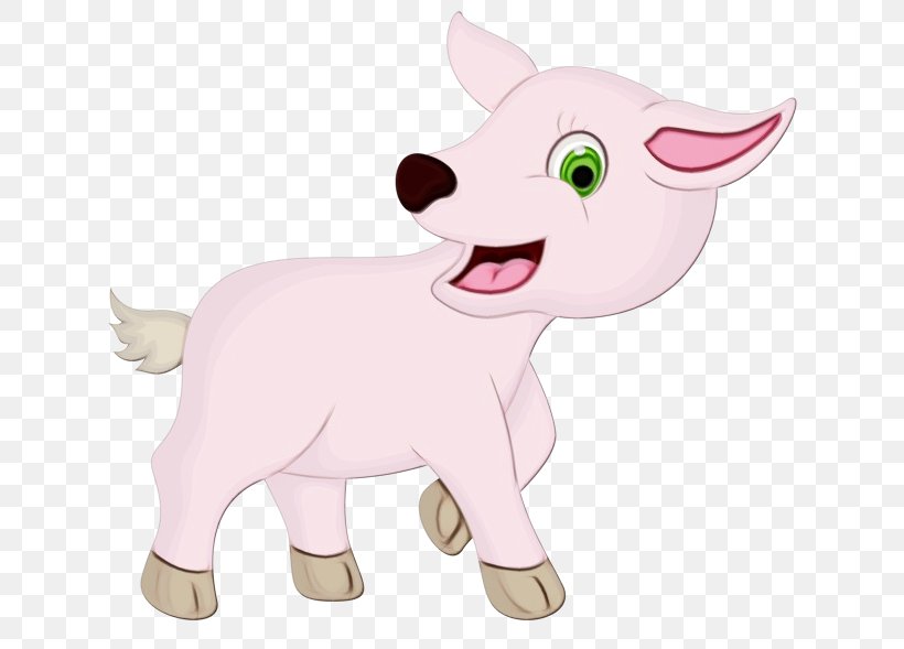 Goat Cartoon, PNG, 650x589px, Cattle, Animal, Animal Figure, Animation, Bovine Download Free