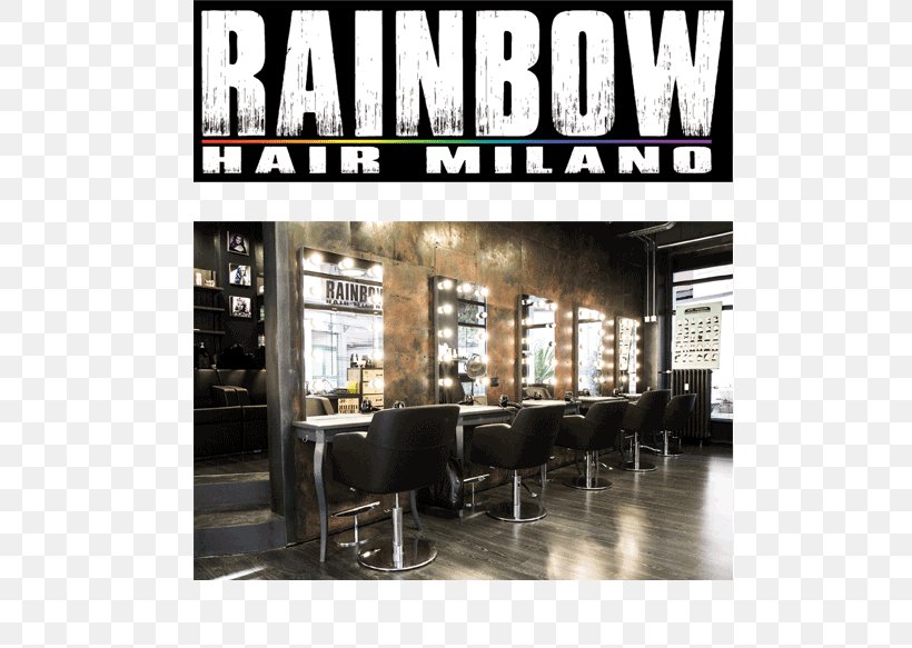 Rainbow Hair Milano Hairdresser Beauty Parlour Rainbow, PNG, 722x583px, Hairdresser, Bar, Beauty Parlour, Brand, Capelli Download Free