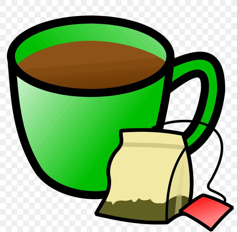 Tea Bag Clip Art Coffee Cup, PNG, 800x800px, Tea, Artwork, Black Tea, Coffee, Cup Download Free