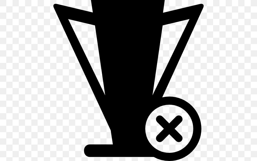 Trophy Symbol Award Clip Art, PNG, 512x512px, Trophy, Award, Black And White, Cup, Football Download Free