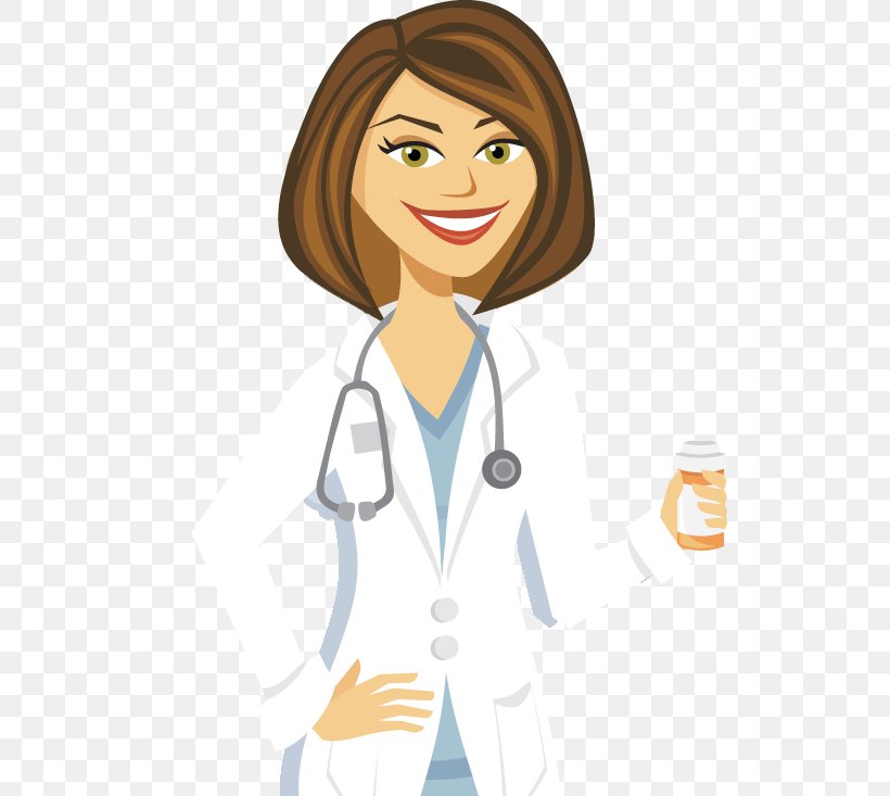 Cartoon Physician Female Royalty-free, PNG, 670x733px, Watercolor, Cartoon, Flower, Frame, Heart Download Free