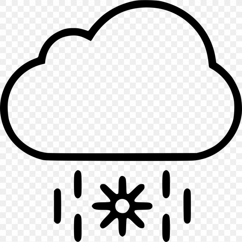 Clip Art Cloud Rain Image, PNG, 980x982px, Cloud, Hail, Line Art, Rain, Snow Download Free