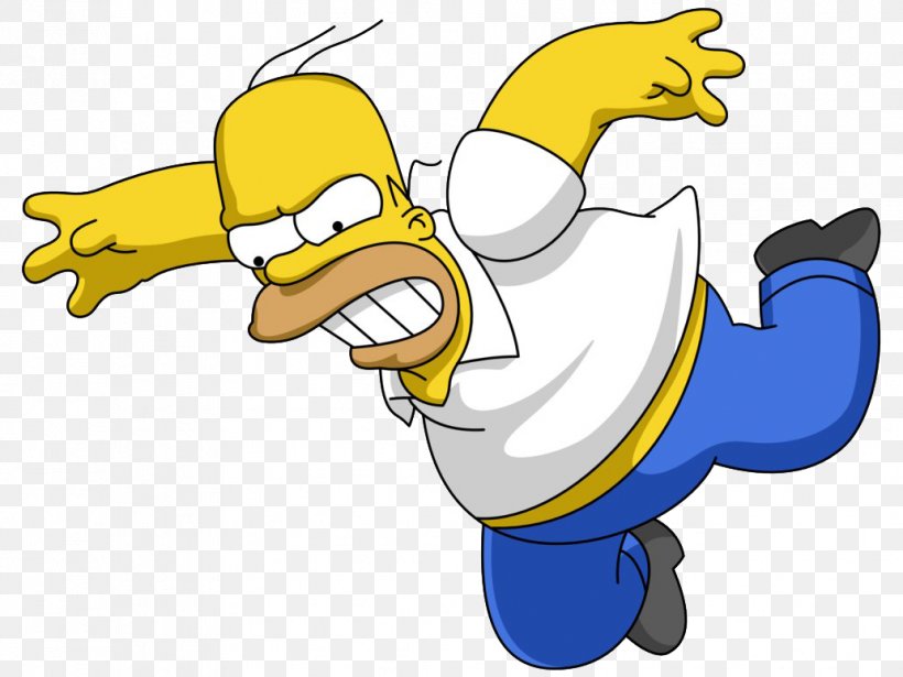Homer Simpson Bart Simpson Lisa Simpson D'oh! Clip Art, PNG, 1032x774px, Homer Simpson, Animation, Bart Simpson, Beak, Bird Download Free