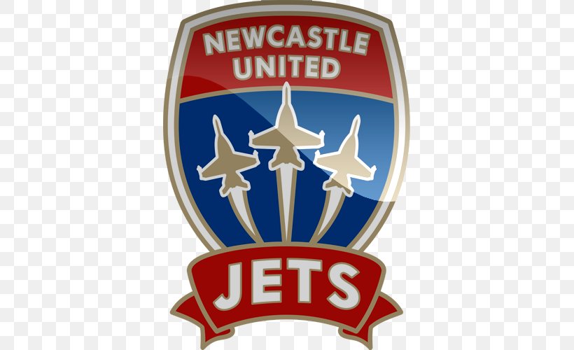 Newcastle Jets FC Newcastle International Sports Centre Adelaide United FC 2017–18 A-League Sydney FC, PNG, 500x500px, Newcastle Jets Fc, Adelaide United Fc, Aleague, Badge, Brand Download Free