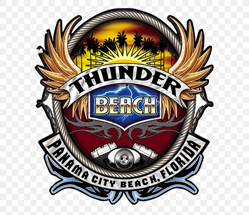 Panama City Thunder Beach Motorcycle Rally Ormond Beach Man In The Sea Museum Daytona Beach, PNG, 620x710px, 2019, Panama City, Brand, Crest, Daytona Beach Download Free