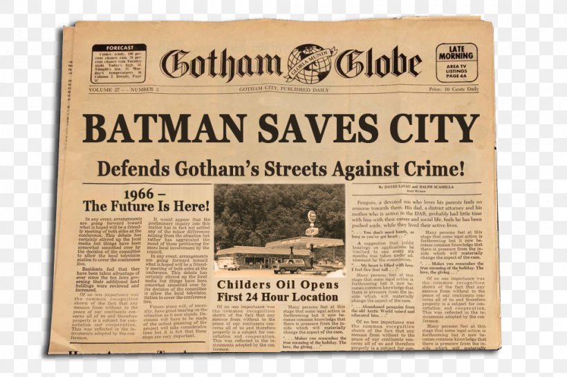 Newspaper Globe Gotham, PNG, 1000x667px, Newspaper, Globe, Gotham, Text Download Free