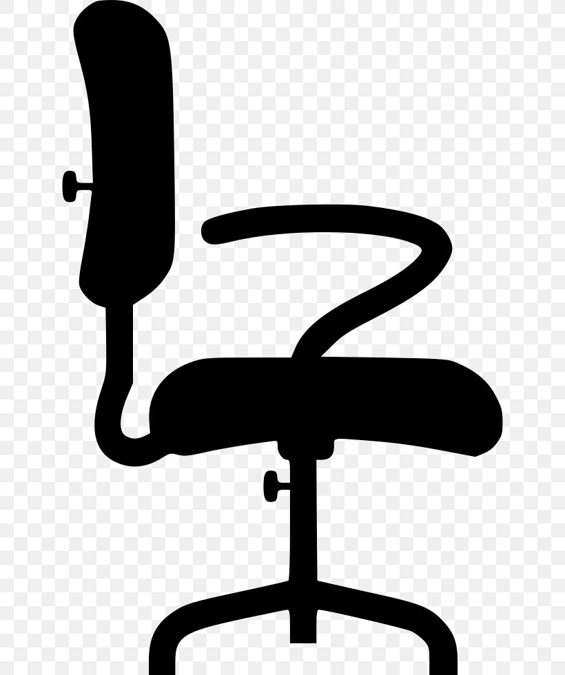 Office & Desk Chairs Clip Art Vector Graphics Illustration, PNG, 640x980px, Office Desk Chairs, Artwork, Biuras, Black And White, Chair Download Free