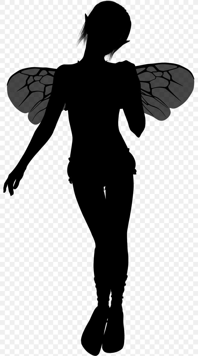 Silhouette Fairy Royalty-free Pixie, PNG, 791x1468px, Silhouette, Black And White, Blog, Com, Elf Download Free