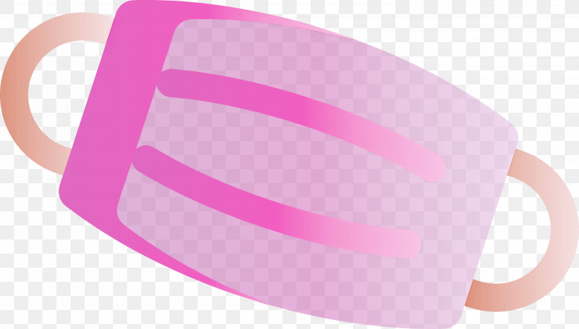 Medical Mask Surgical Mask, PNG, 3000x1711px, Medical Mask, Magenta, Nail, Personal Protective Equipment, Pink Download Free