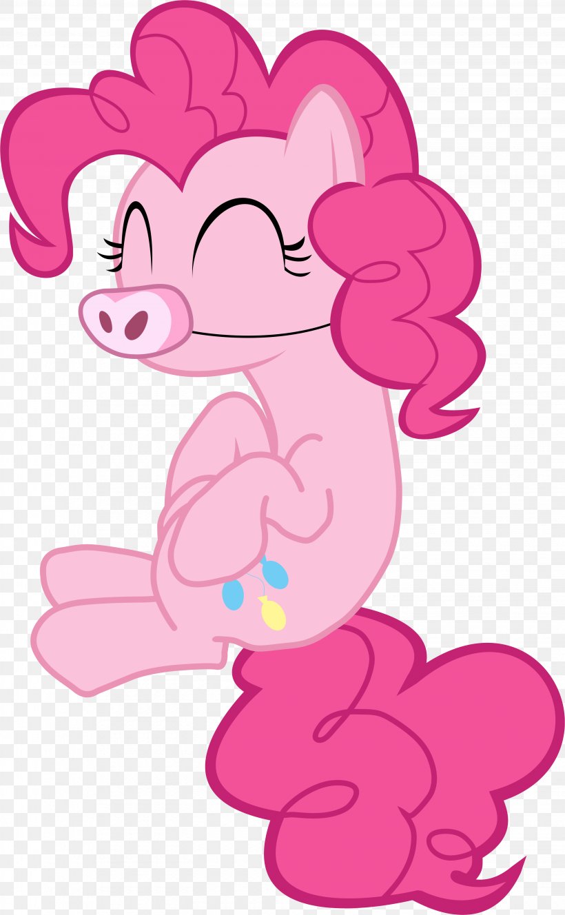 Pinkie Pie Pony Pig Art, PNG, 3060x4956px, Watercolor, Cartoon, Flower, Frame, Heart Download Free