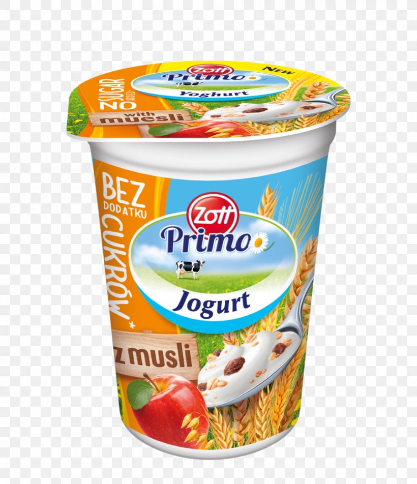 Yoghurt Muesli Milk Vegetarian Cuisine Zott, PNG, 900x1045px, Yoghurt, Commodity, Convenience Food, Cream, Cup Download Free