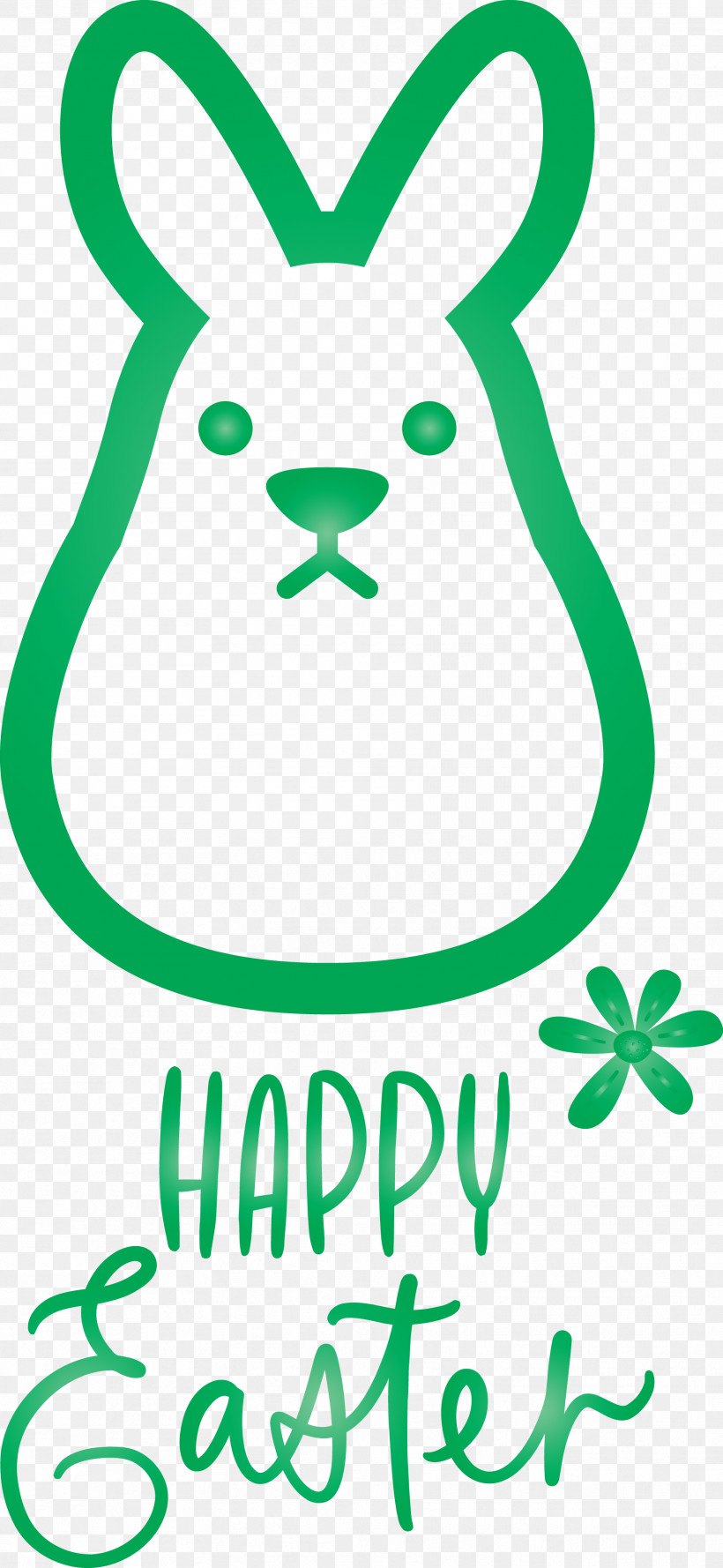 Easter Day Easter Sunday Happy Easter, PNG, 1768x3834px, Easter Day, Easter Sunday, Green, Happy Easter, Line Art Download Free