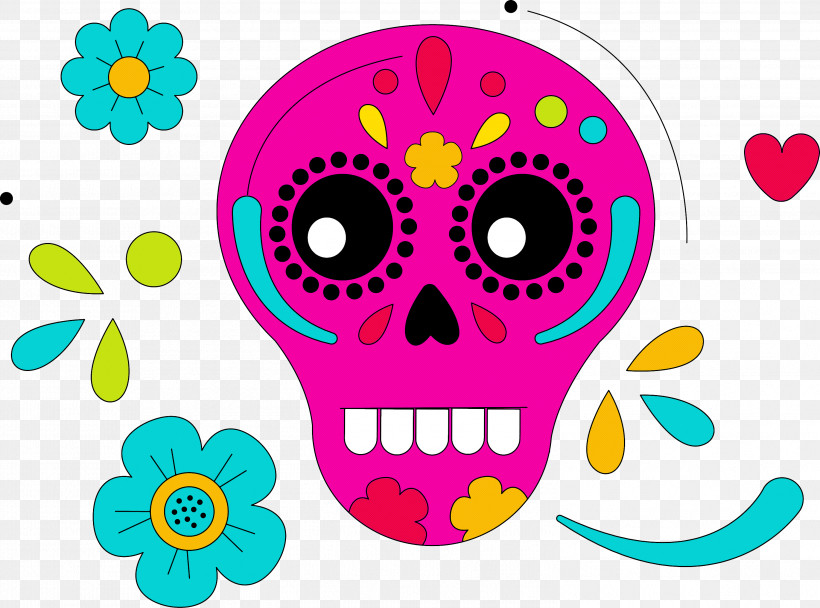 Calavera La Calavera Catrina Sugar Skull, PNG, 2999x2227px, Calavera, Day Of The Dead, Drawing, Festival De Las Calaveras, La Calavera Catrina Download Free