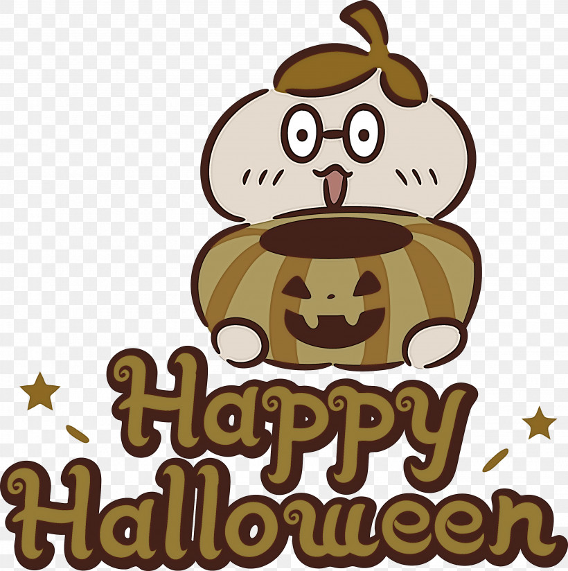 Happy Halloween, PNG, 2982x3000px, Happy Halloween, Biology, Birds, Cartoon, Logo Download Free