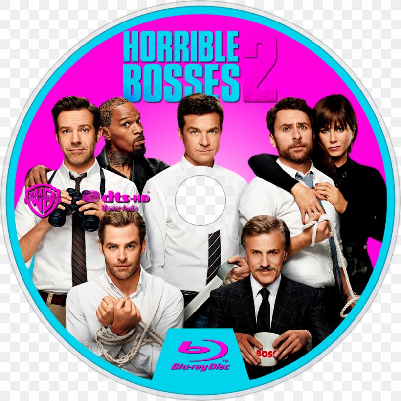 Blu-ray Disc Horrible Bosses 2 Film Comedy, PNG, 1000x1000px, Bluray Disc, Brand, Charlie Day, Chris Pine, Christoph Waltz Download Free