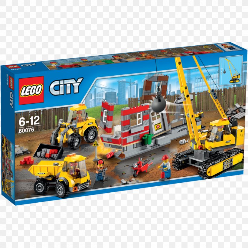 Lego City LEGO 60076 City Demolition Site Hamleys Lego Duplo, PNG, 1200x1200px, Lego City, Building, Construction Set, Demolition, Hamleys Download Free
