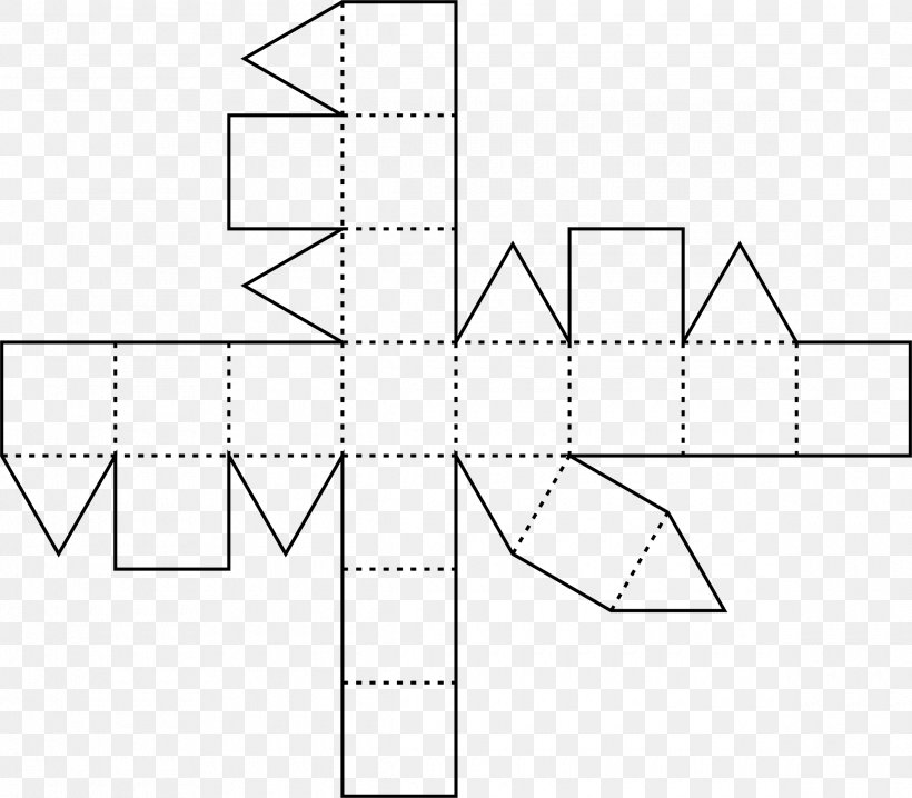 Rhombicuboctahedron Paper Net Polyhedron Square, PNG, 2380x2084px, Rhombicuboctahedron, Area, Black And White, Color, Diagram Download Free
