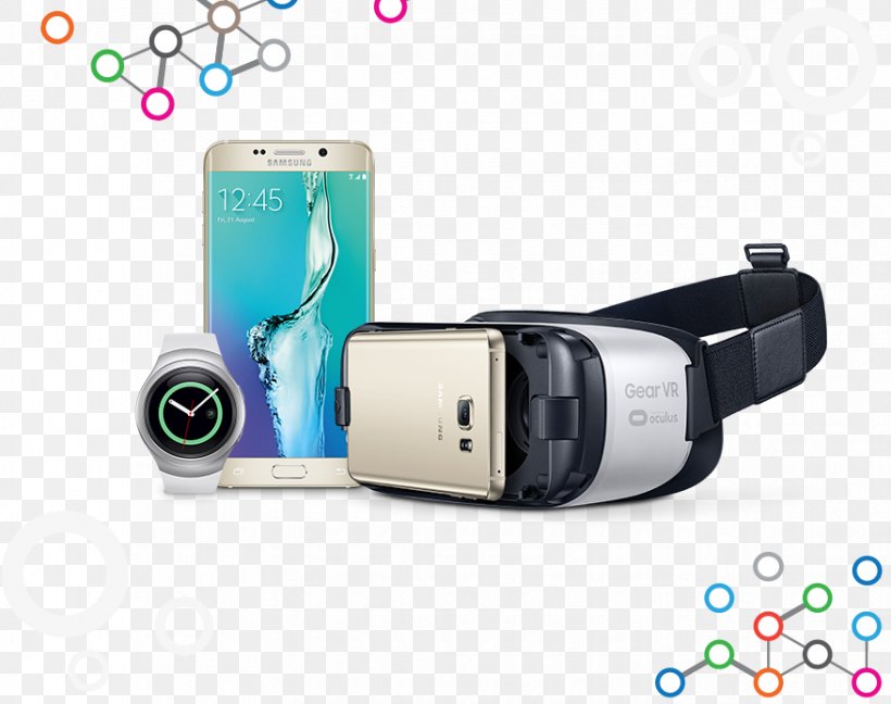 Samsung Gear VR Samsung Galaxy Note 5 Oculus Rift Virtual Reality Headset, PNG, 877x694px, Samsung Gear Vr, Audio, Audio Equipment, Camera Lens, Cameras Optics Download Free