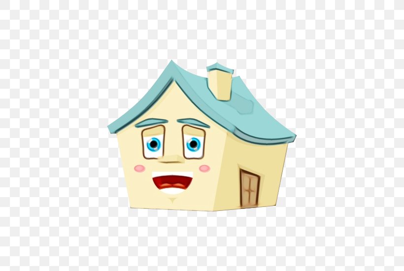 Cartoon House Clip Art, PNG, 550x550px, Watercolor, Cartoon, House, Paint, Wet Ink Download Free