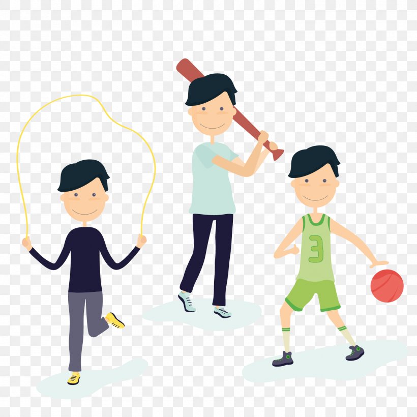 Cartoon Sport Adobe Illustrator, PNG, 1500x1500px, Cartoon, Ball Game, Baseball, Basketball, Boy Download Free