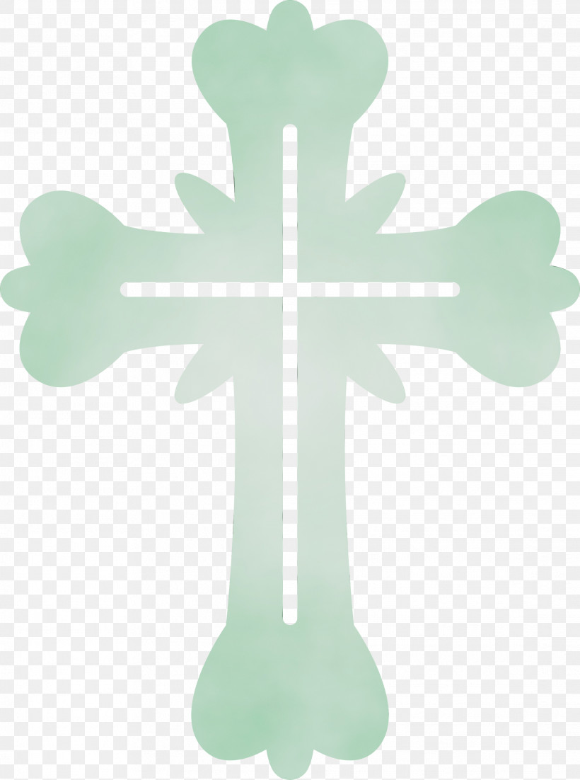 Green Cross Symbol Religious Item, PNG, 2231x3000px, Cross, Easter Day, Green, Paint, Religious Item Download Free