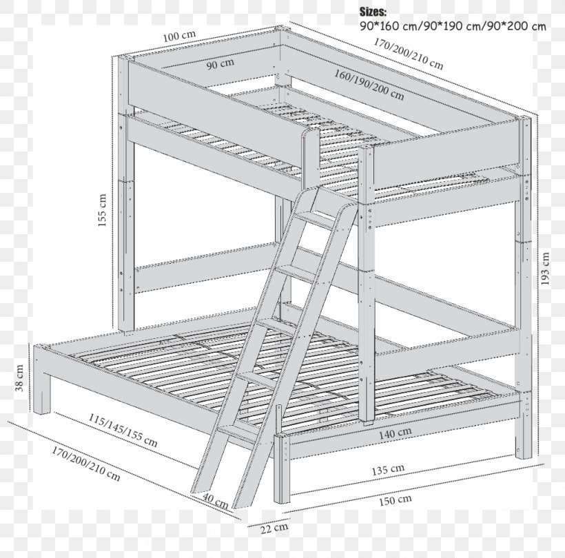 Bunk Bed Furniture Centimeter, PNG, 1015x1003px, Bed, Bunk Bed, Centimeter, Furniture, Manis Download Free
