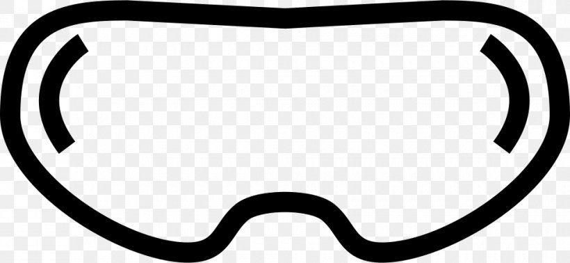 Line White Black M Clip Art, PNG, 980x452px, White, Black, Black And White, Black M, Eyewear Download Free