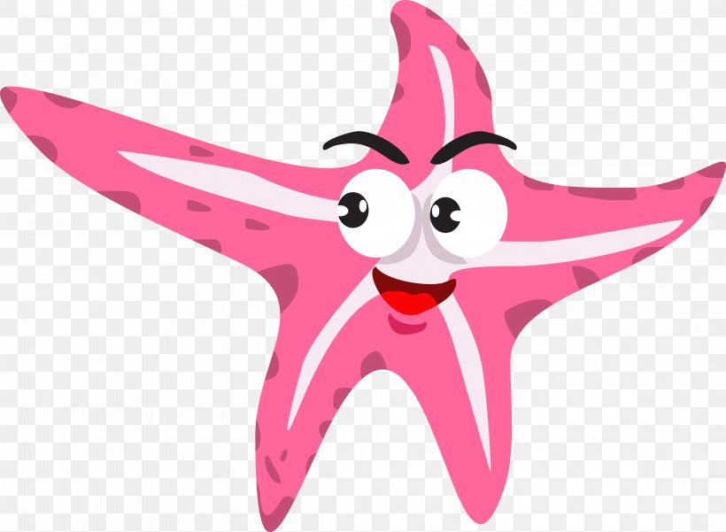 Starfish Pink Clip Art, PNG, 4455x3269px, Watercolor, Cartoon, Flower, Frame, Heart Download Free