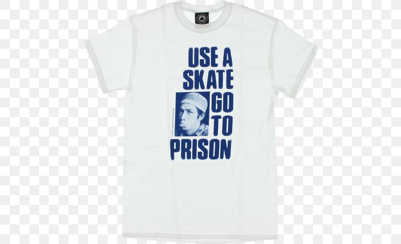 T-shirt Thrasher Presents Skate And Destroy Skateboarding, PNG, 500x500px, Tshirt, Active Shirt, Alcatraz Island, Blue, Brand Download Free