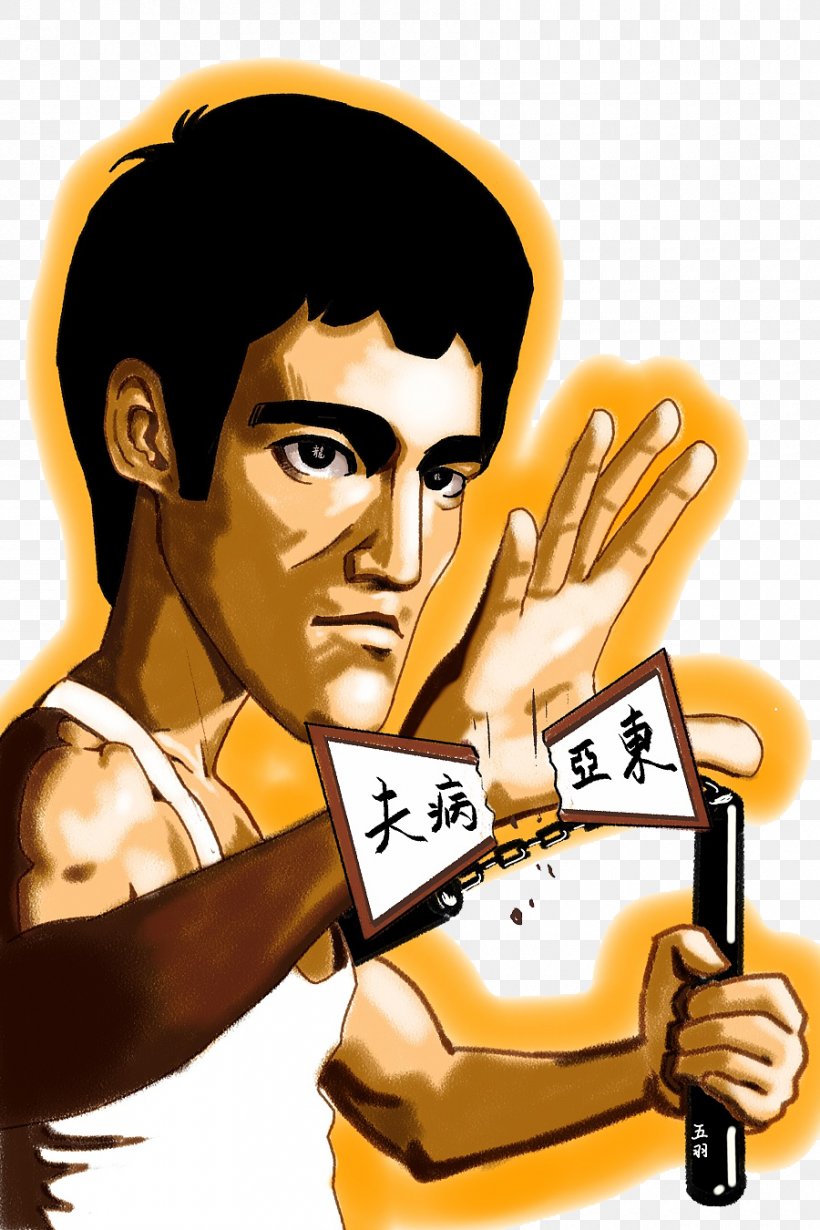 Bruce Lee Cartoon Poster Illustration, PNG, 900x1350px, Bruce Lee, Art, Cartoon, Comics, Fiction Download Free