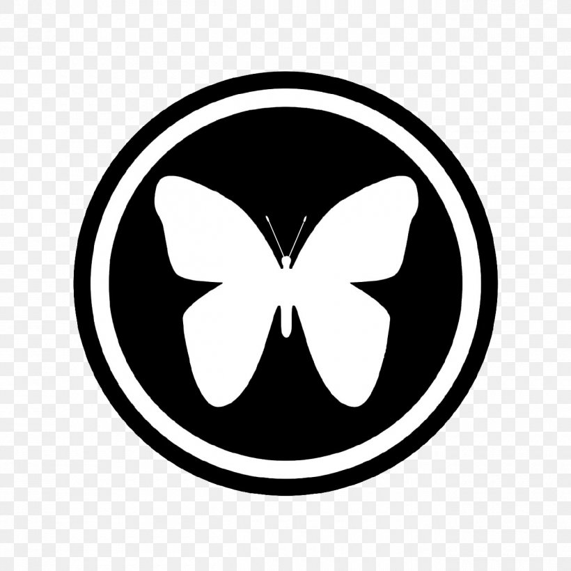 Butterfly Logo Symbol Clip Art, PNG, 1300x1300px, Butterfly, Art, Black, Black And White, Brush Footed Butterfly Download Free