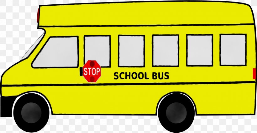 Cartoon School Bus, PNG, 2400x1249px, Watercolor, Bus, Car, Cartoon, Coach Download Free