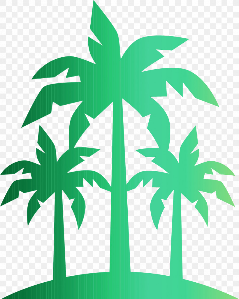 Palm Trees, PNG, 2403x3000px, Palm Tree, Beach, Branch, Leaf, Paint Download Free