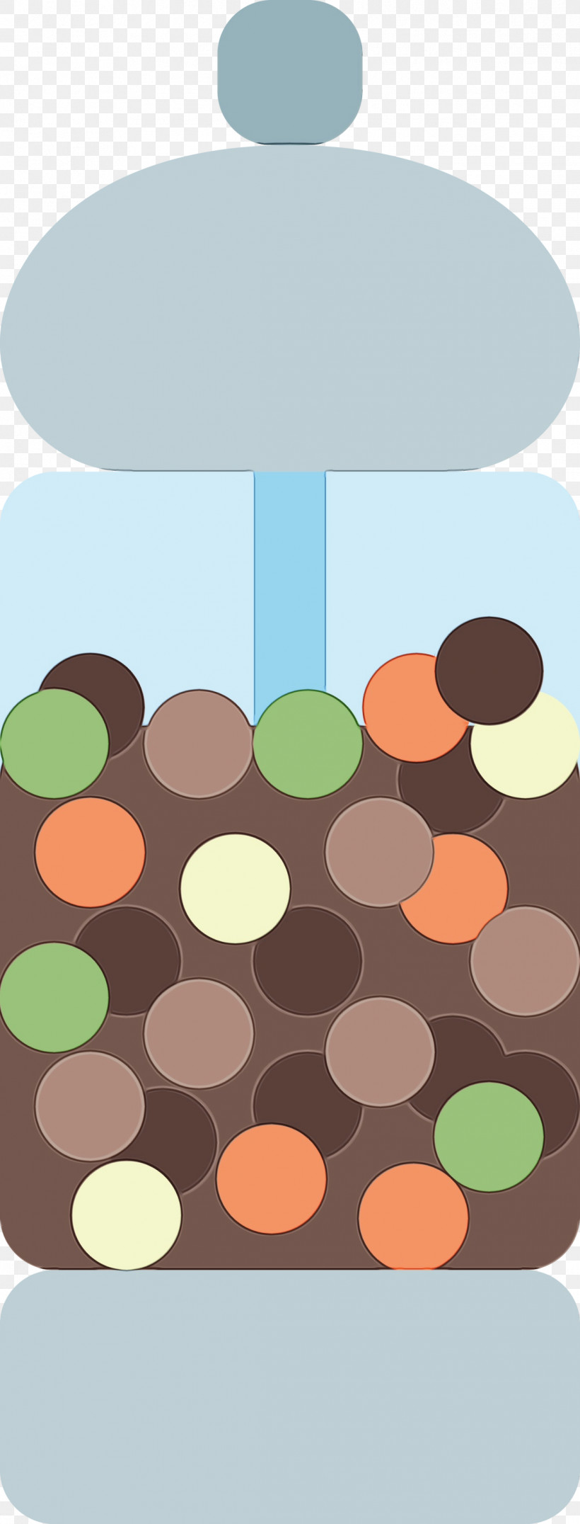 Polka Dot, PNG, 1143x3000px, Pepper Shaker, Brown, Circle, Orange, Paint Download Free