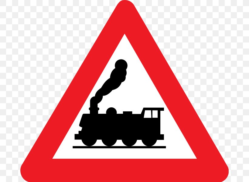 Rail Transport Train Level Crossing Warning Sign Traffic Sign, PNG, 686x600px, Rail Transport, Area, Boom Barrier, Brand, Level Crossing Download Free