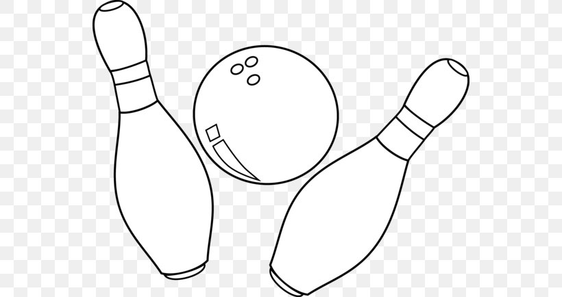 Bowling Pin Coloring Book Bowling Ball Clip Art, PNG, 550x434px, Bowling Pin, Area, Ball, Black And White, Bowling Download Free