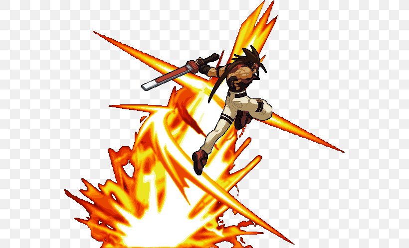 Guilty Gear Xrd Sol Badguy Character BlazBlue: Central Fiction, PNG, 563x499px, Guilty Gear Xrd, Azure Striker Gunvolt, Character, Cold Weapon, Fictional Character Download Free