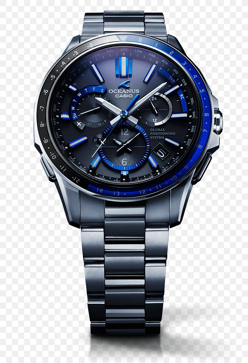 Casio Oceanus Solar-powered Watch Clock, PNG, 800x1200px, Casio Oceanus, Attesa, Brand, Casio, Clock Download Free