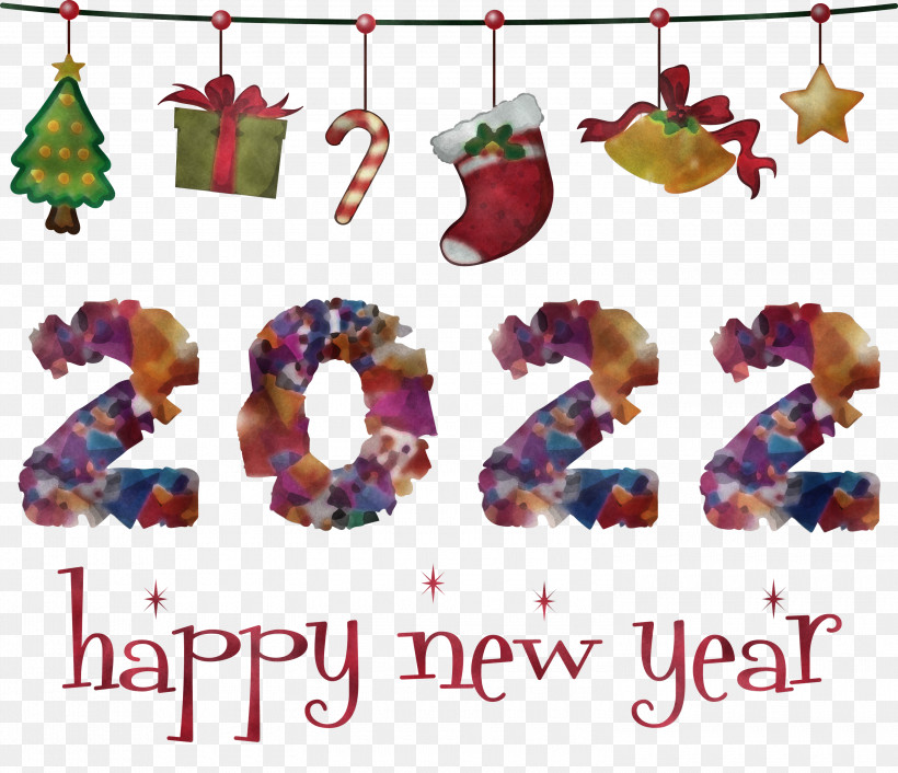 2022 Happy New Year 2022 2022 New Year, PNG, 3000x2585px, Bauble, Christmas Day, Christmas Ornament M, Christmas Tree, Holiday Download Free