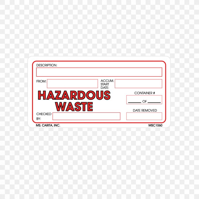 Brand Logo Hazardous Waste Font, PNG, 1000x1000px, Brand, Area, Hazardous Waste, Inch, Label Download Free