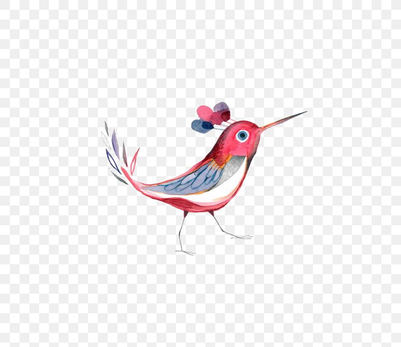Hummingbird Illustration, PNG, 506x709px, Bird, Art, Beak, Book Illustration, Cartoon Download Free