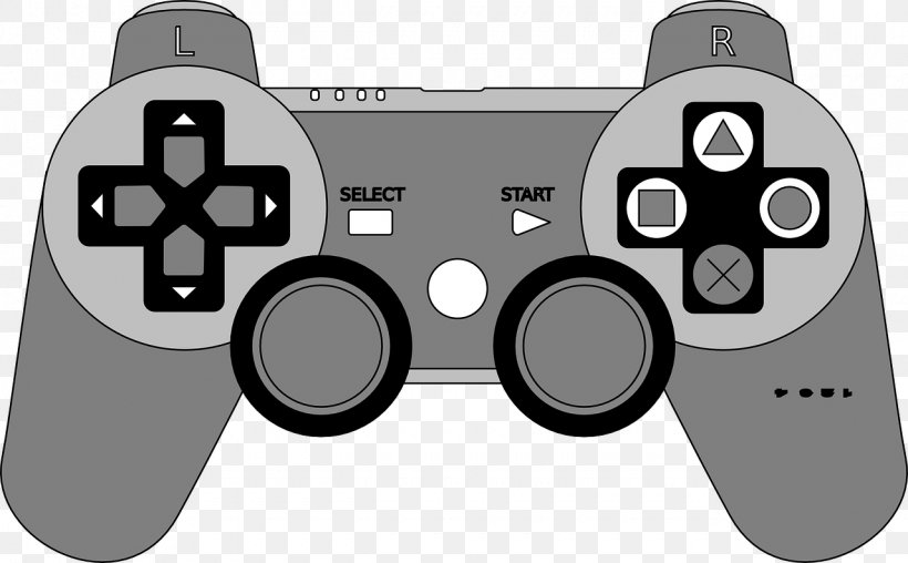 Joystick PlayStation 2 Xbox 360 Game Controllers Clip Art, PNG, 1280x794px, Joystick, All Xbox Accessory, Black And White, Computer Component, Game Controller Download Free