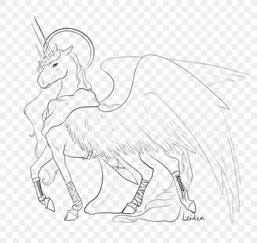 Line Art Drawing Winged Unicorn, PNG, 919x870px, Line Art, Artwork, Black And White, Color, Deviantart Download Free