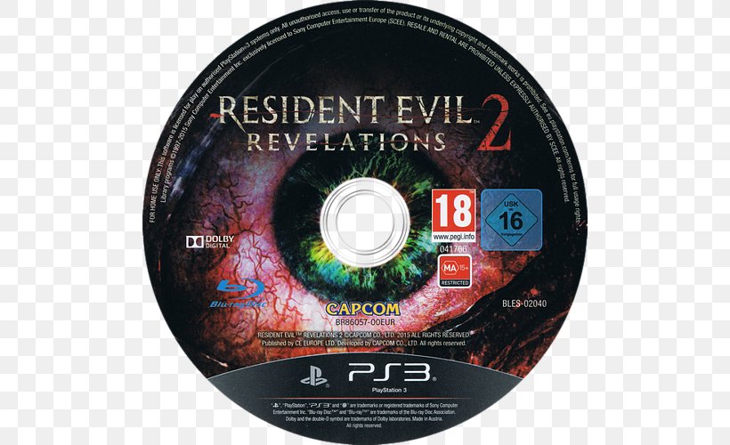 Resident Evil: Revelations 2 Resident Evil 5 Resident Evil 6 Resident Evil 7: Biohazard, PNG, 500x500px, Resident Evil Revelations, Capcom, Compact Disc, Disk Image, Dvd Download Free
