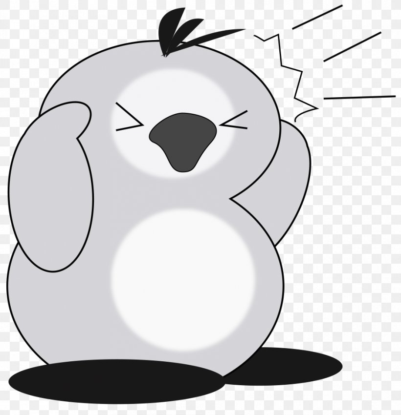 Sticker Clip Art K-Tel Presents: Funny Favorites LINE Programmer, PNG, 939x974px, Sticker, Artwork, Beak, Black And White, Cartoon Download Free