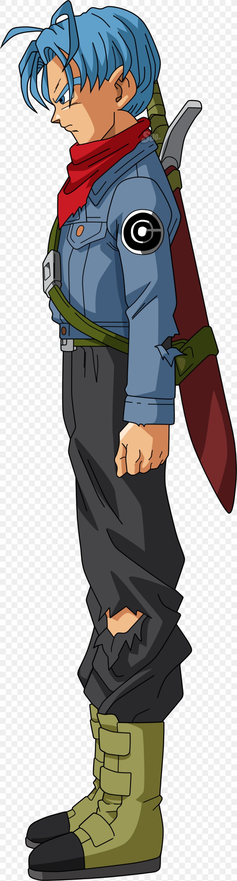 Trunks Goku Vegeta Android 17 Gohan, PNG, 1024x3801px, Watercolor, Cartoon, Flower, Frame, Heart Download Free