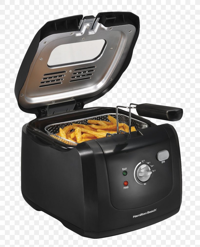 Deep Fryer Hamilton Beach Brands Cooking Kitchen Deep Frying, PNG, 1200x1478px, French Fries, Cooking, Deep Fryers, Deep Frying, Electronics Download Free