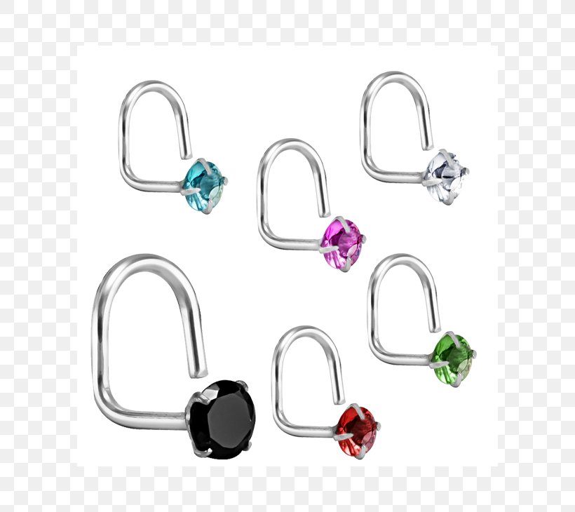 Earring Nose Piercing Prong Setting Gemstone Body Jewellery, PNG, 730x730px, Earring, Body Jewellery, Body Jewelry, Earrings, Fashion Accessory Download Free